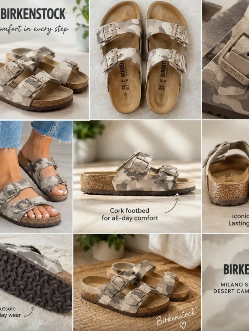 Birkenstock Milano Soft Footbed In Desert Soil Gray / Taupe